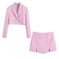 CONJUNTO SHORT SAIA E BLAZER