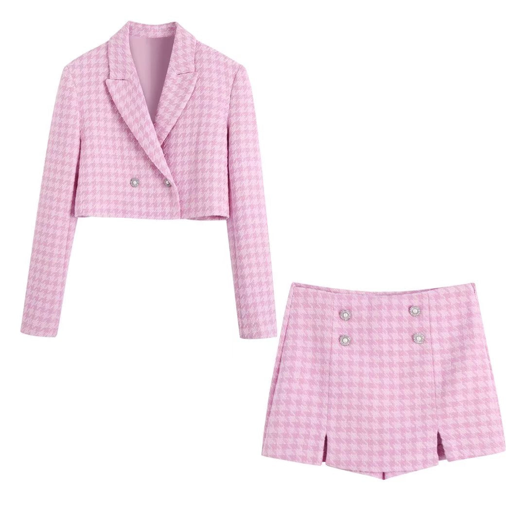 CONJUNTO SHORT SAIA E BLAZER