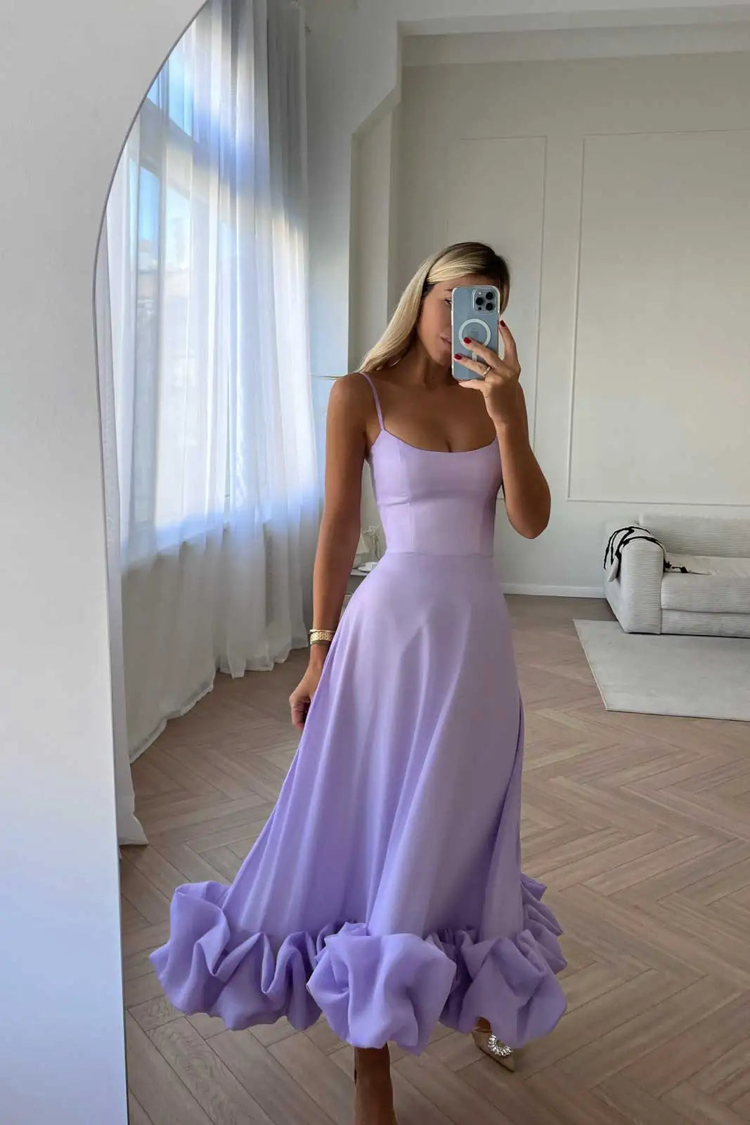 Vestido Maxi Plissado