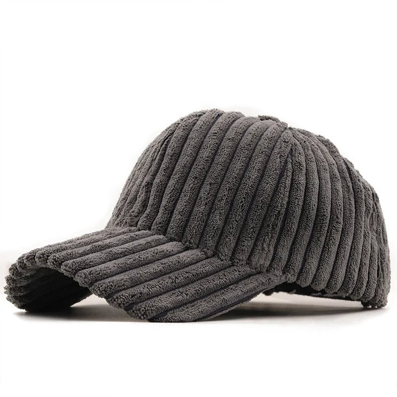 Boné de Veludo Masculino Snapback Estilo Moderno
