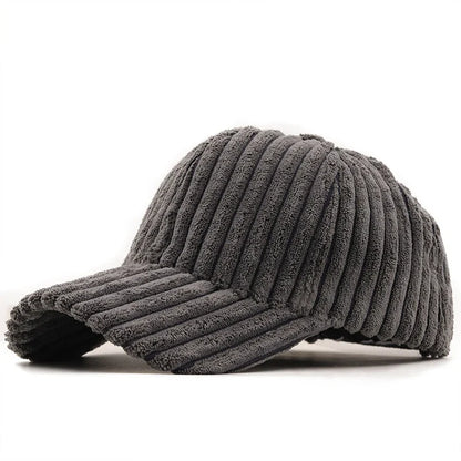 Boné de Veludo Masculino Snapback Estilo Moderno