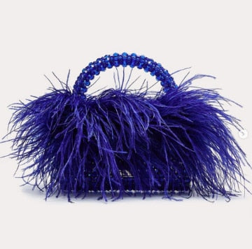  Bolsa Miçangas e Plumas