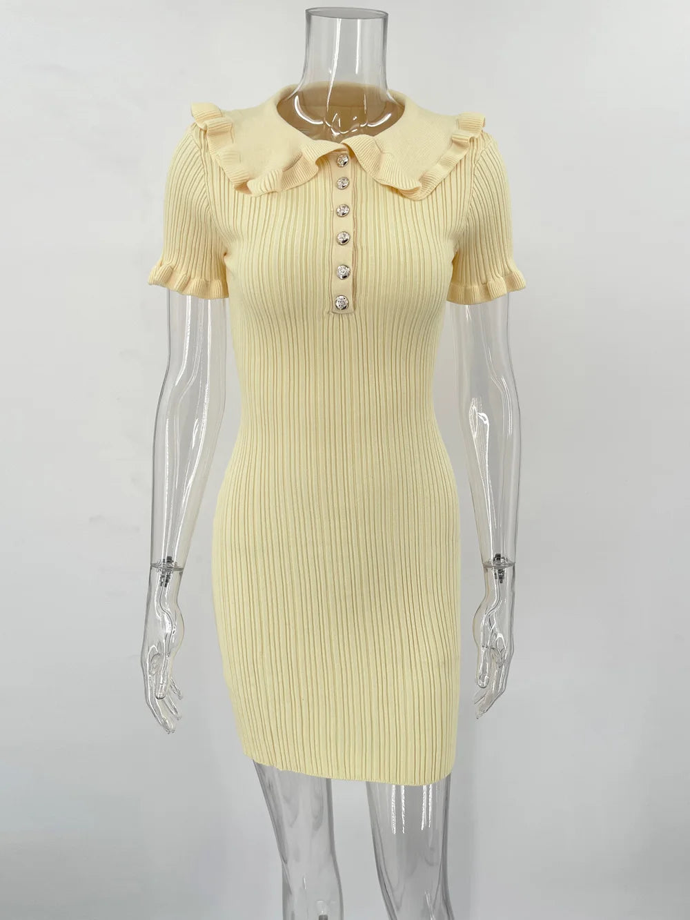 Vestido Gola Polo Vintage