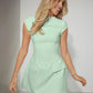  Vestido Curto Evase