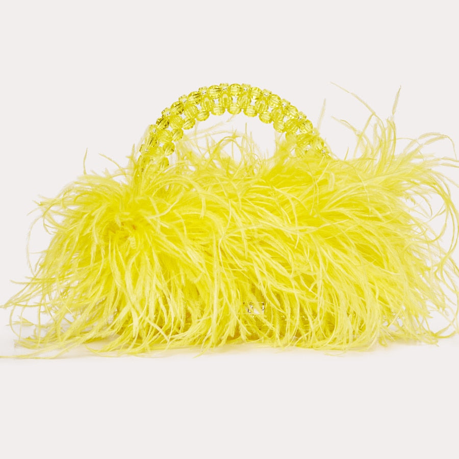  Bolsa Miçangas e Plumas