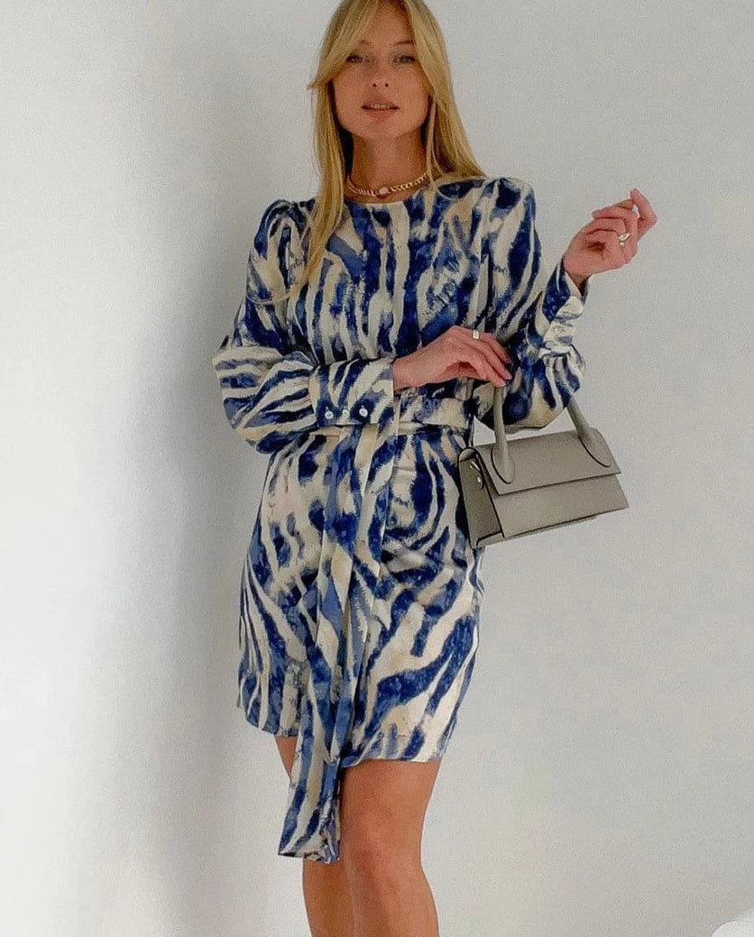 Vestido Vintage Manga Comprida