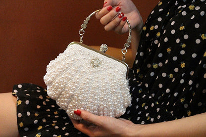 Clutch de Concha e Perolas