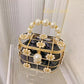 Bolsa de Balde Strass e Perola