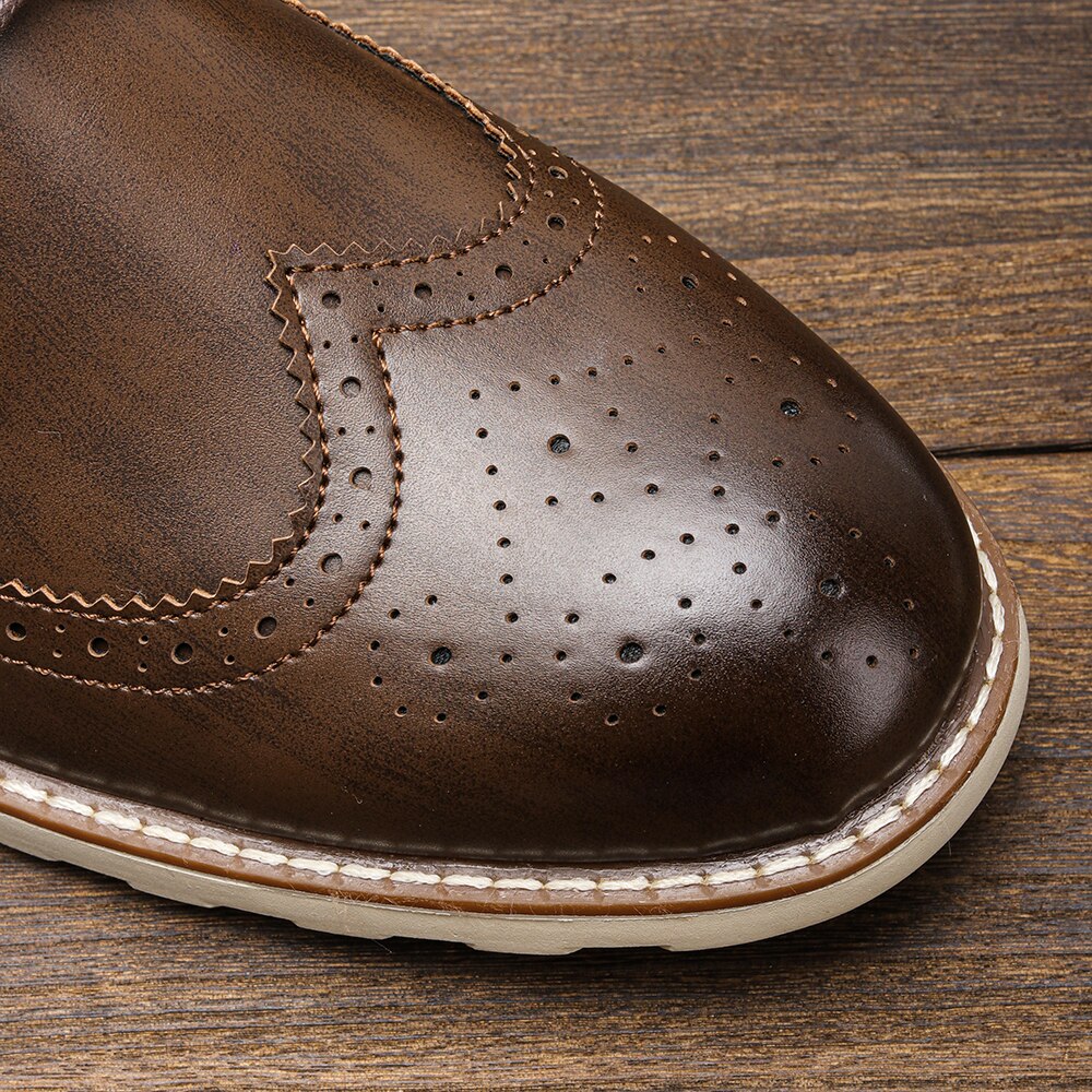 Sapato Romano Brogue Casual