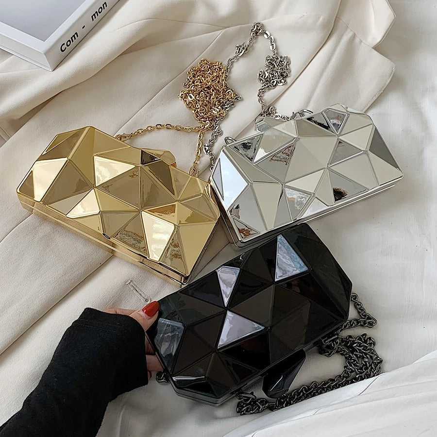 Bolsa Clutch Geométrica