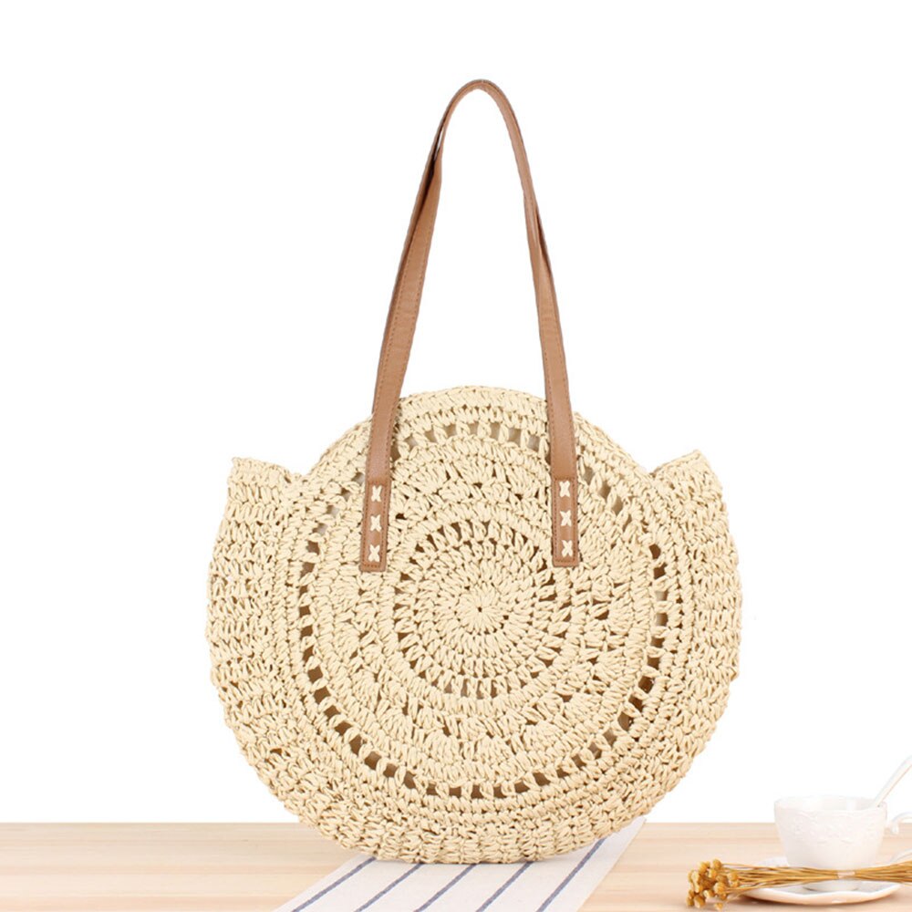  Bolsa de Ombro Palha 