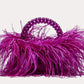  Bolsa Miçangas e Plumas