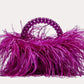  Bolsa Miçangas e Plumas