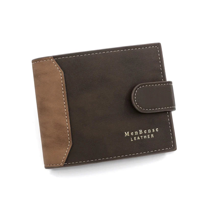 Carteira Masculina de Couro PU Elegante