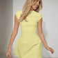  Vestido Curto Evase