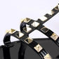  Sandália Rasteira Gladiadora com Spikes