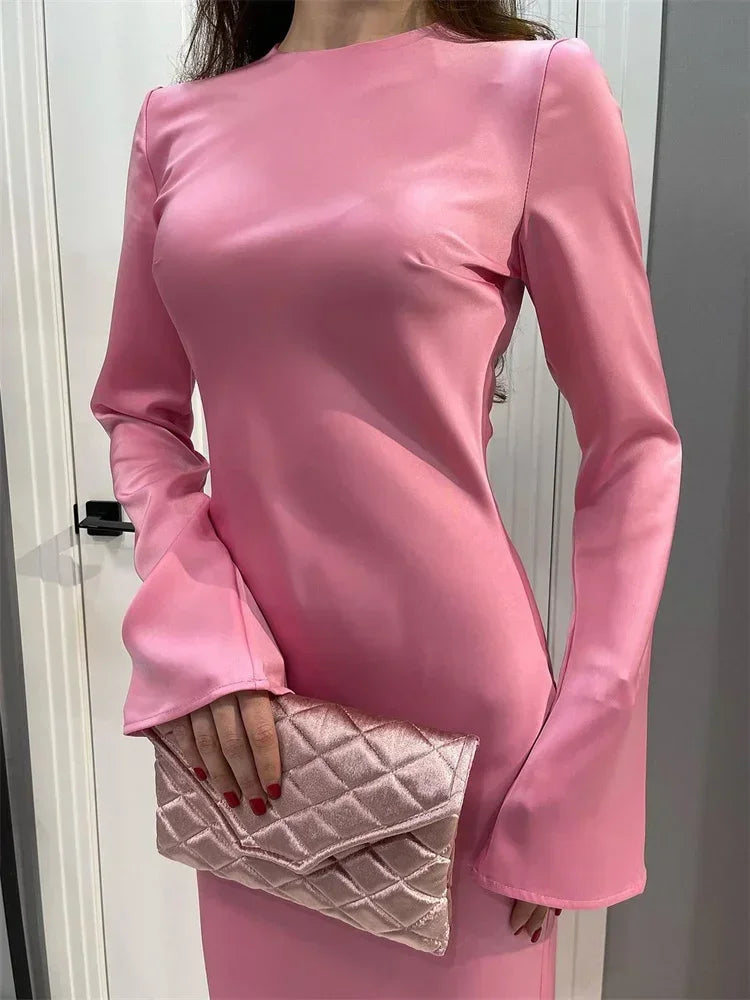 Vestido Maxi Cetim
