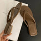 Chinelo Casual Minimalista Salto Baixo