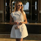 Vestido Curto Evase