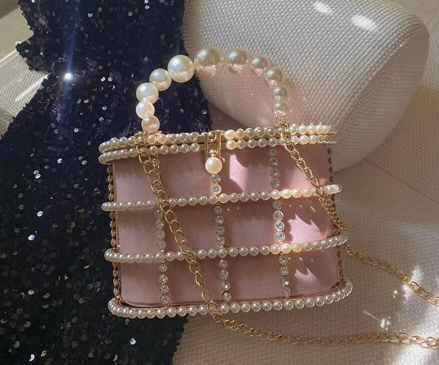 Bag de Balde Strass e Perola