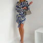 Vestido Vintage Manga Comprida