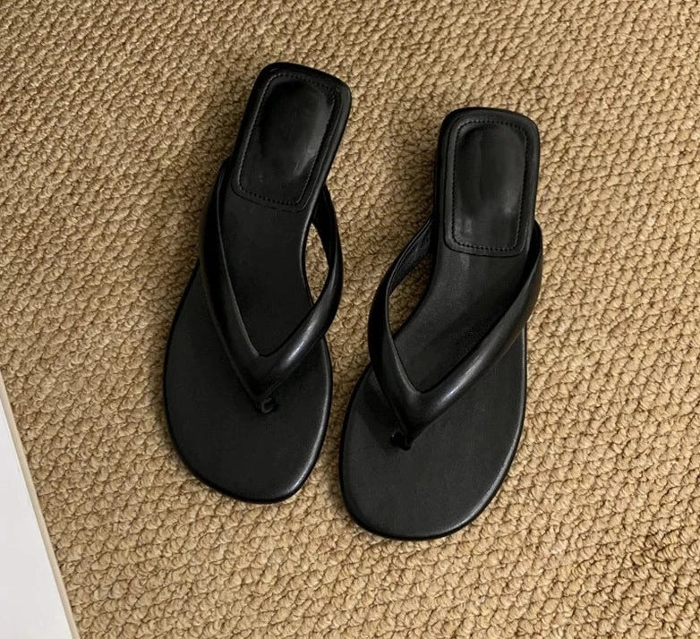 Chinelo Casual Minimalista Salto Baixo