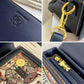 Bolsa de Couro de Ombro e de Mão Quadrada