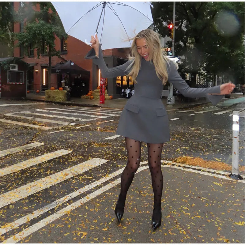 Vestido Curto Alfaiataria
