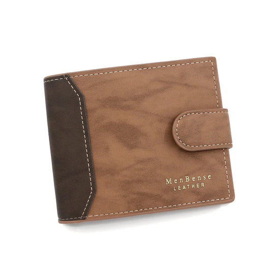Carteira Masculina de Couro PU Elegante