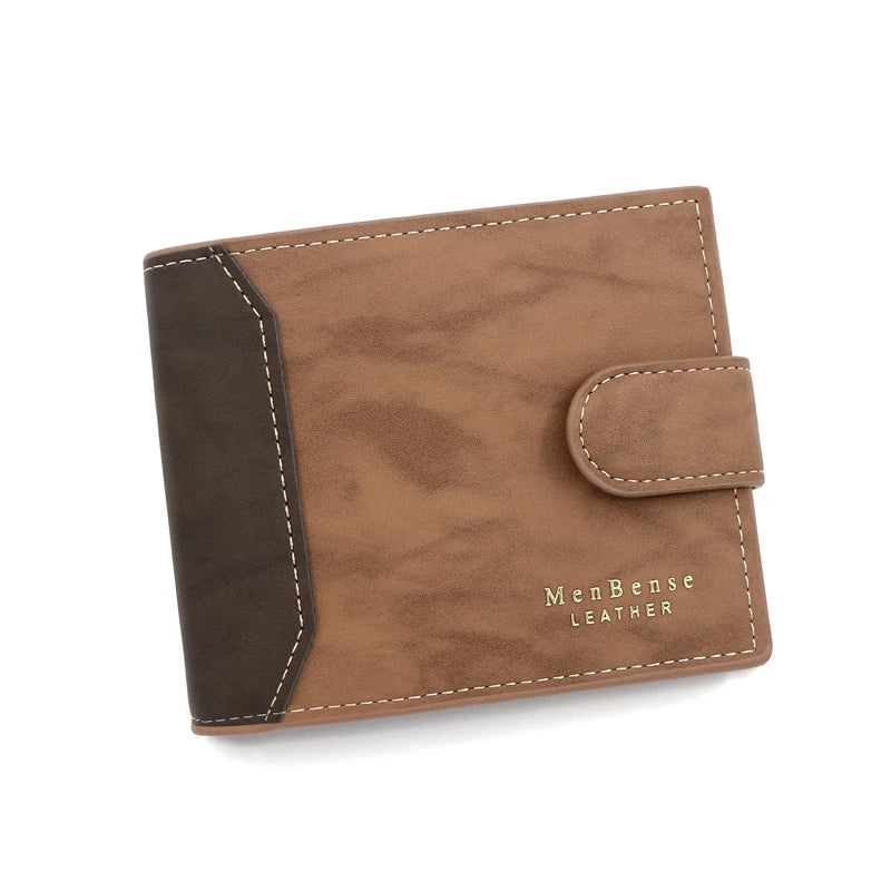 Carteira Masculina de Couro PU Elegante