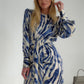 Vestido Vintage Manga Comprida
