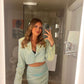 Conjunto Blazer e Saia Strass