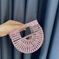 Clutch Gaia Arco Acrilico