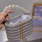 Bolsa de Balde Strass e Perola