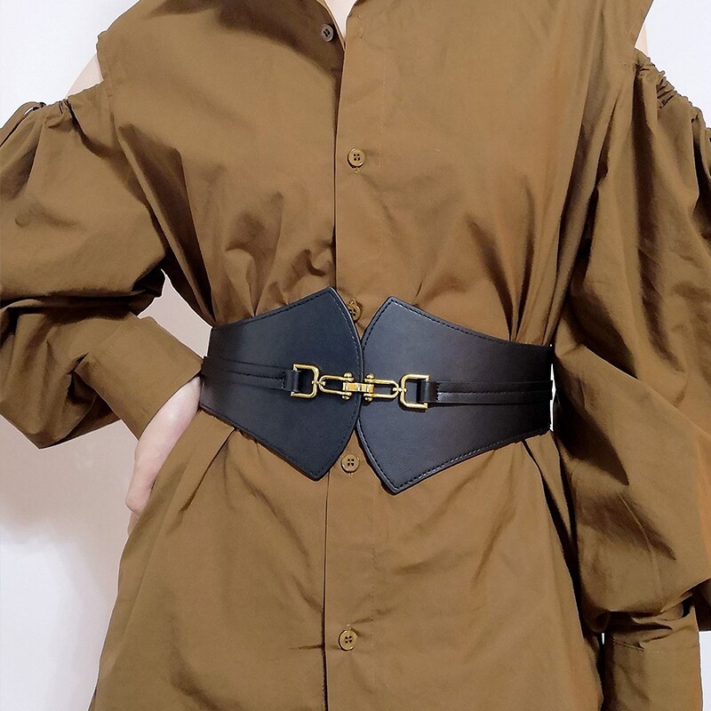 Cinto Feminino de Couro Preto