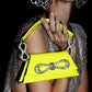 Bolsa Ombro Strass e Laço