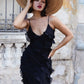 Vestido Longo no Chiffon com Babados