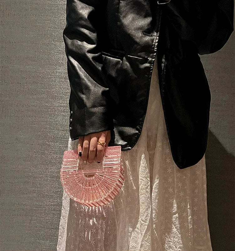Clutch Gaia Arco Acrilico