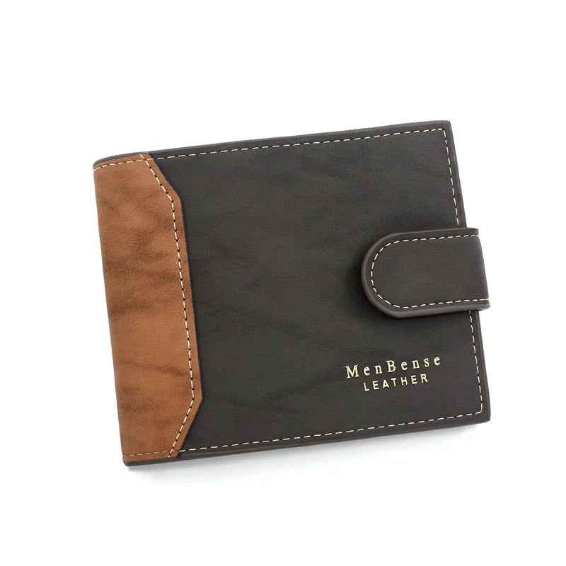 Carteira Masculina de Couro PU Elegante