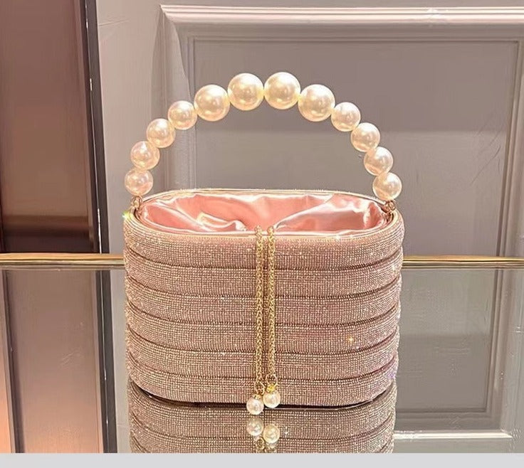 Bolsa de Balde Strass e Perola