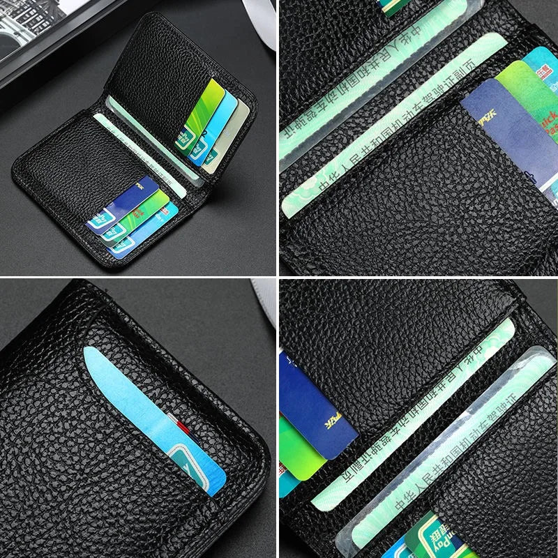 Carteira Masculina Super Slim de Couro PU