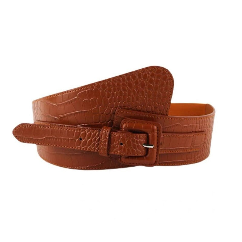 Cinto Feminino Couro Largo 