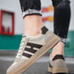 Tênis Casual de Couro Stripe