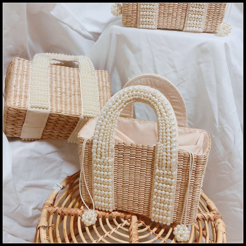  Bolsa de Palha Perola