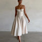 Vestido Longo Corset Retro 