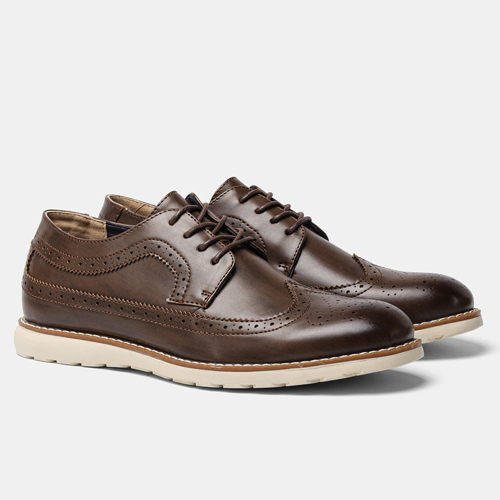 Sapato Romano Brogue Casual