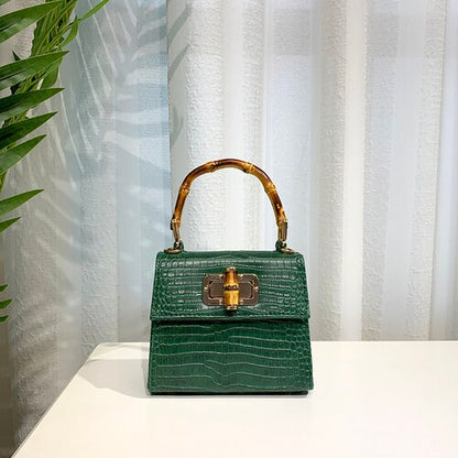 Bolsas de Mão de Bambu Avestruz