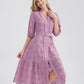  Vestido Laise Bordado com Cinto