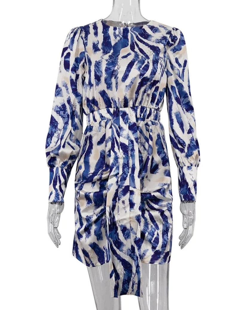 Vestido Vintage Manga Comprida
