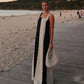 Vestido Longo Listrado